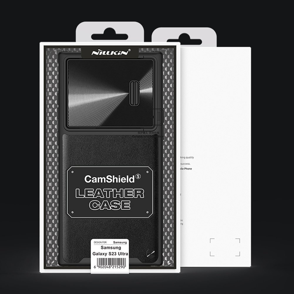 Nillkin CamShield Leather S Case, must hind ja info | Telefonide kaitsekaaned ja -ümbrised | hansapost.ee