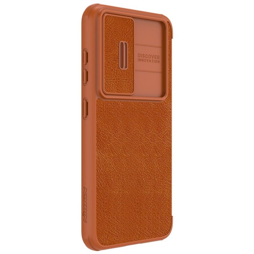 Nillkin Qin Leather Pro Case, pruun цена и информация | Telefonide kaitsekaaned ja -ümbrised | hansapost.ee