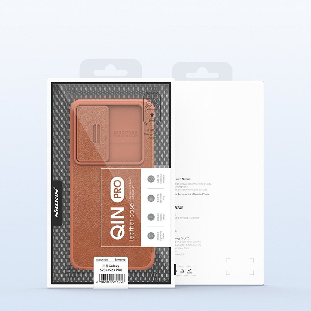 Nillkin Qin Leather Pro Case, pruun hind ja info | Telefonide kaitsekaaned ja -ümbrised | hansapost.ee