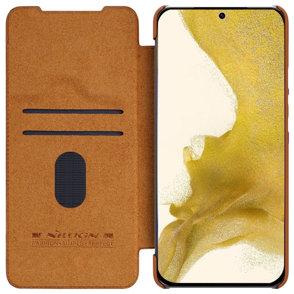 Nillkin Qin Leather Pro Case, pruun hind ja info | Telefonide kaitsekaaned ja -ümbrised | hansapost.ee