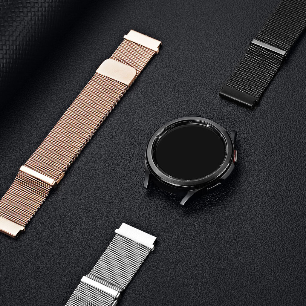 Dux Ducis Magnetic Samsung Galaxy Watch / Huawei Watch / Honor Watch / Xiaomi Watch (22mm), Black цена и информация | Nutikellade aksessuaarid ja tarvikud | hansapost.ee