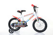 Poiste jalgratas Bimbo Bike 14", valge/punane цена и информация | Jalgrattad | hansapost.ee