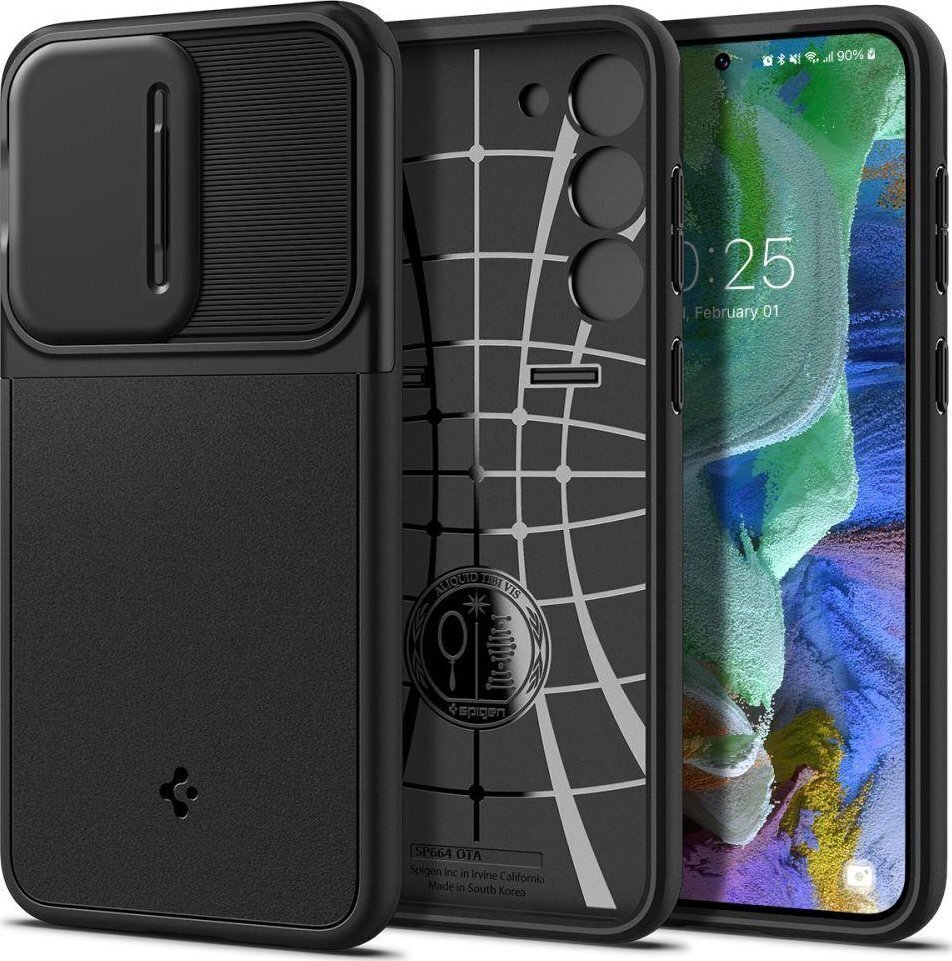 Spigen Optik Armor, must hind ja info | Telefonide kaitsekaaned ja -ümbrised | hansapost.ee