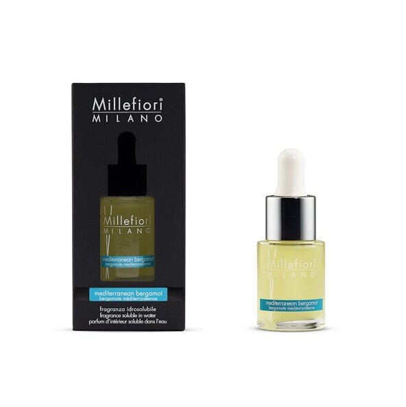 Vees lahustuv lõhnaõli Millefiori Milano Mediterranean Bergamot, 15 ml цена и информация | Lõhnapulgad ja kodulõhnastajad | hansapost.ee