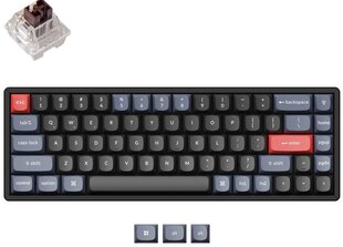 Keychron K6 Pro 65% juhtmevaba mehaaniline klaviatuur (ANSI, RGB, Hot-swap, US, Pro Brown Switch) цена и информация | Клавиатуры | hansapost.ee