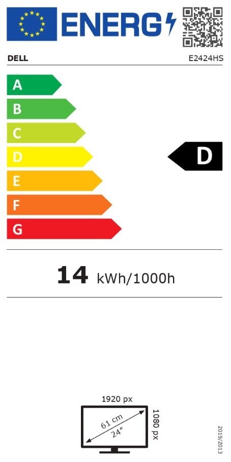 Dell E2424HS, 23.8" 210-BGPJ цена и информация | Monitorid | hansapost.ee