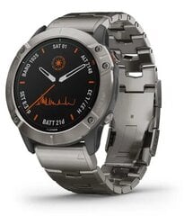 Garmin fenix® 6X Pro Solar Titanium цена и информация | Смарт-часы (smartwatch) | hansapost.ee