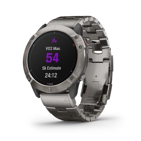 Garmin fenix® 6X Pro Solar Titanium hind ja info | Nutikellad, laste nutikellad | hansapost.ee