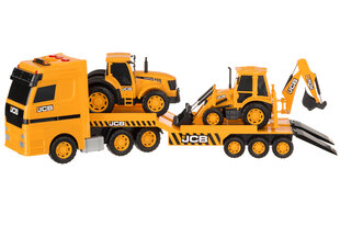 Автотранспортер с двумя тракторами JCB цена и информация | Игрушки для мальчиков | hansapost.ee