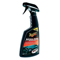 Autosalongi hooldustoode Meguiar's Natural Shine Rubber and Vinyl Dashboard & Interior Care Protectant Spray, 473 ml hind ja info | Autokeemia | hansapost.ee