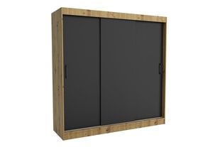 Шкаф Brent Windsor 200 Emma, коричневый/черный цвет цена и информация | Шкафчики | hansapost.ee