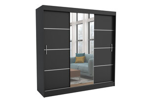 Шкаф Brent Windsor 200 Tomy, черный цвет цена и информация | Шкафы | hansapost.ee