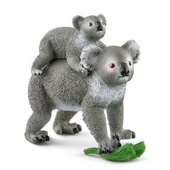 Статуэтка мама коала с детенышем Wild life Schleich цена и информация | Игрушки для мальчиков | hansapost.ee