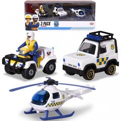 Набор пожарных автомобилей Sam Police Jada, 3 шт. цена и информация | Игрушки для мальчиков | hansapost.ee