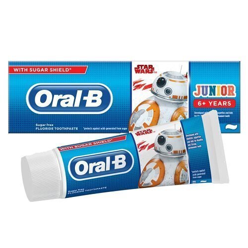 Laste hambapasta Junior Star Wars, 75 ml hind ja info | Hambaharjad, hampapastad ja suuloputusvedelikud | hansapost.ee