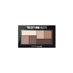 Lauvärvi pallett Maybelline The City Mini Palette 6 g 400 Rooftop Bronzes hind ja info | Lauvärvid, ripsmetušid ja silmapliiatsid | hansapost.ee