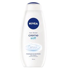 Гель для душа Nivea Creme Soft, 750 мл цена и информация | Масла, гели для душа | hansapost.ee