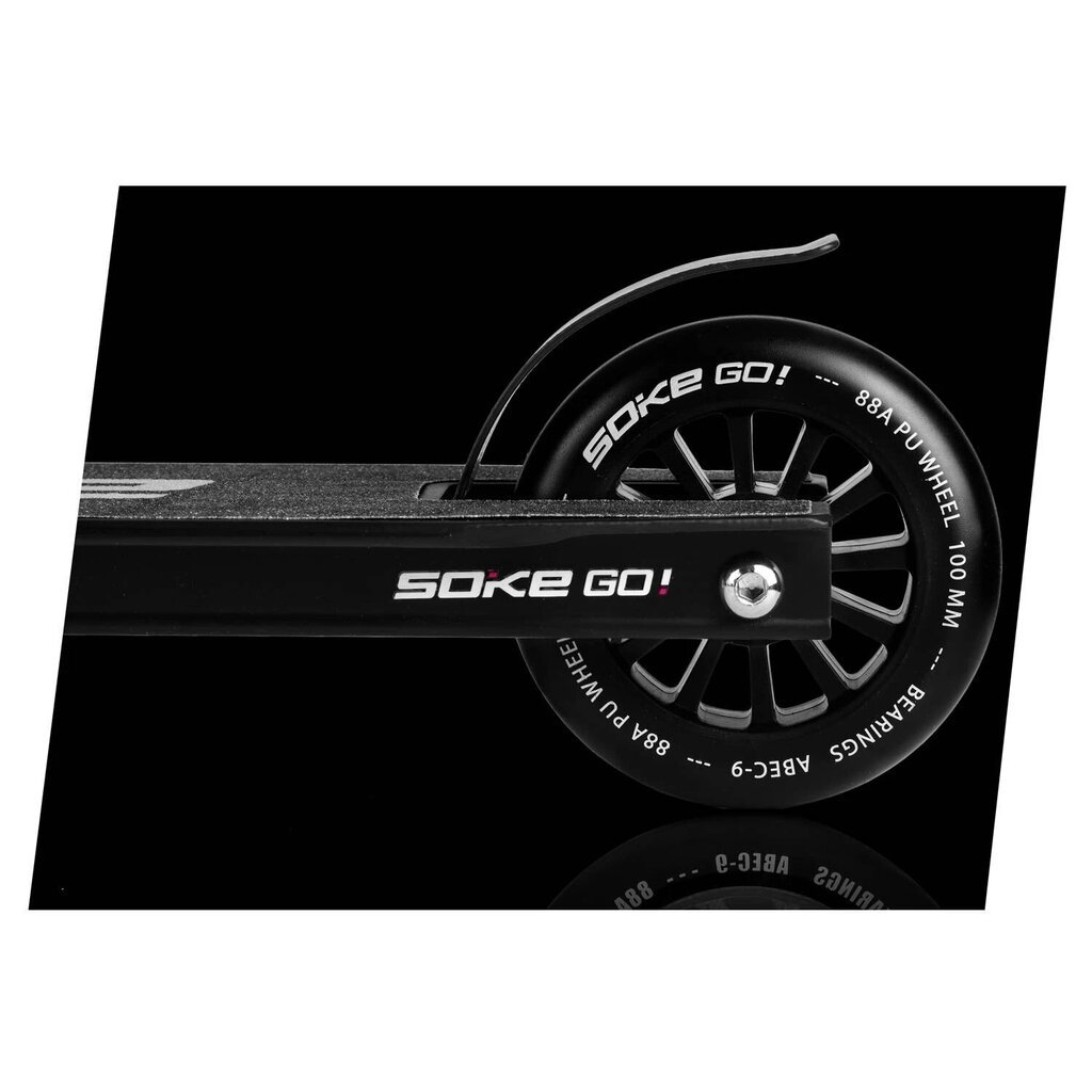 Tõukeratas Soke Go! (1540) Black 100mm price and information | Tõukerattad | hansapost.ee