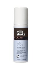 Краска-спрей для корней волос Milk Shake SOS Roots Dark Brown, 75 мл цена и информация | Краска для волос | hansapost.ee