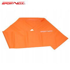 Резина сопротивления для фитнеса и TRX SportVida, 200х15х0.45 см, оранжевая цена и информация | Фитнес-резинки, гимнастические кольца | hansapost.ee