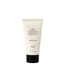 Kätekreem koos sidruni ja ingveriga John Masters Organics, 60 ml hind ja info | Kehakreemid, kehaõlid ja losjoonid | hansapost.ee