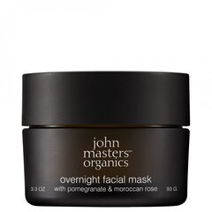 Ночная маска для лица с гранатом и марокканской розой John Masters Organics, 93 г цена и информация | Маски для лица, патчи для глаз | hansapost.ee