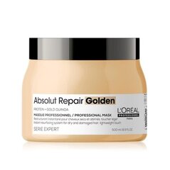 Juuksemask L'Oreal Professionnel Paris Absolut Repair Golden (500 ml) hind ja info | Juuksemaskid, õlid ja seerumid | hansapost.ee