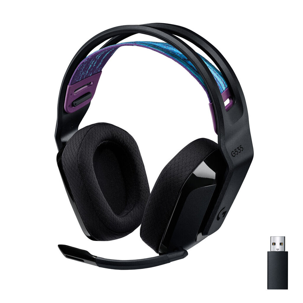 Wireless headset Logitech G535, black цена и информация | Kõrvaklapid | hansapost.ee