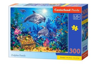 Pusle Castorland Puzzle Dolphin Family, 300 tk. hind ja info | Pusled lastele ja täiskasvanutele | hansapost.ee