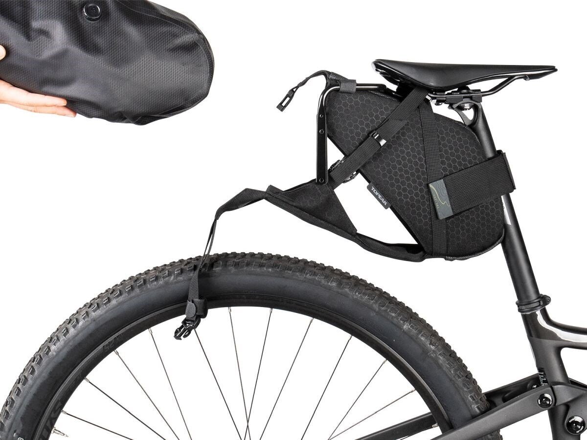 Jalgratta sadulakott Topeak BackLoader X, 15 l, must цена и информация | Rattakotid ja telefonikotid | hansapost.ee