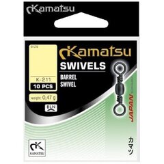 Вертлюг Kamatsu Barrel № 16 цена и информация | Другие товары для рыбалки | hansapost.ee