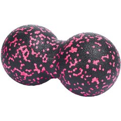 Двойной роликовый массажный шарик 16x8.5 см, розовый цена и информация | Аксессуары для массажа | hansapost.ee
