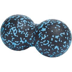 Двойной роликовый массажный шарик 16x8.5 см, синий цена и информация | Аксессуары для массажа | hansapost.ee