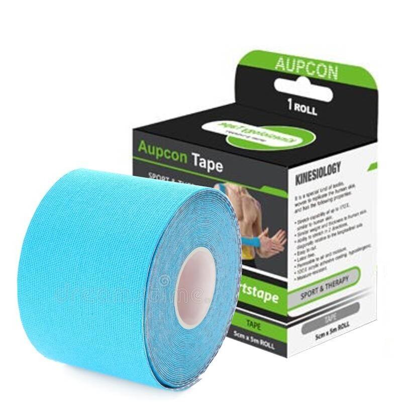 Kinesioloogia teip Aupcon, 5 cm x 5 m, sinine цена и информация | Liigesetoed ja kaitsmed | hansapost.ee