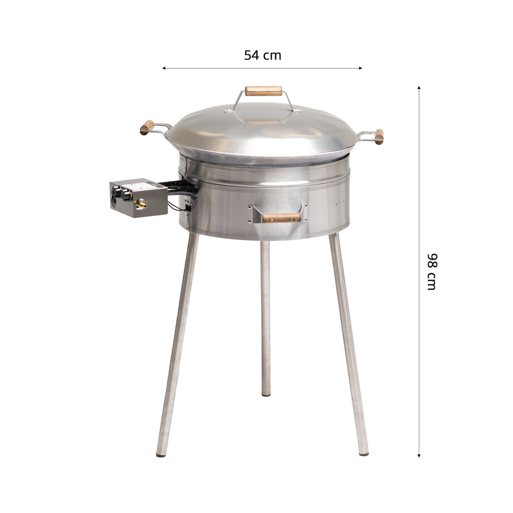 Gaasigrilli komplekt GrillSymbol Cataplana WP-545 CAT, 54 cm цена и информация | Grillid | hansapost.ee