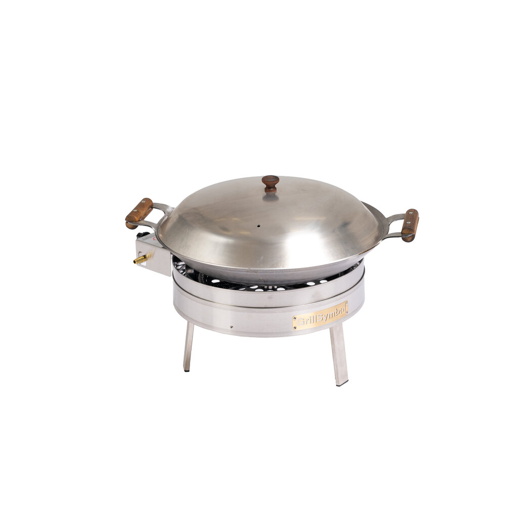 GrillSymbol Cataplana komplekt koos adapteriga WS-450 inox CAT, 45 cm hind ja info | Grillitarvikud ja grillnõud | hansapost.ee