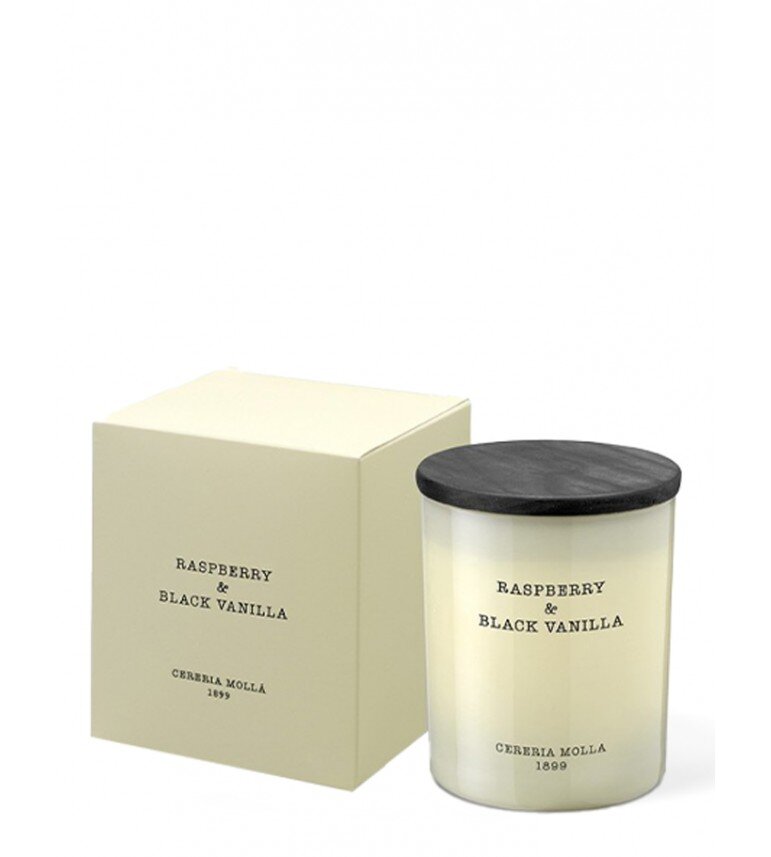 Lõhnaküünal Cereria Molla Raspberry&Black Vanilla, 250g цена и информация | Küünlad, küünlajalad | hansapost.ee