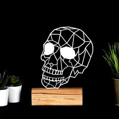 Dekoratiivne kuju Skull White цена и информация | Детали интерьера | hansapost.ee