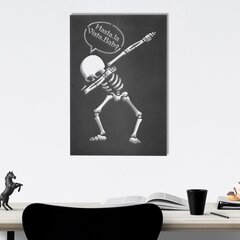 Metallist seinadekoratsioon Skeleton 1, 45x70 cm цена и информация | Детали интерьера | hansapost.ee