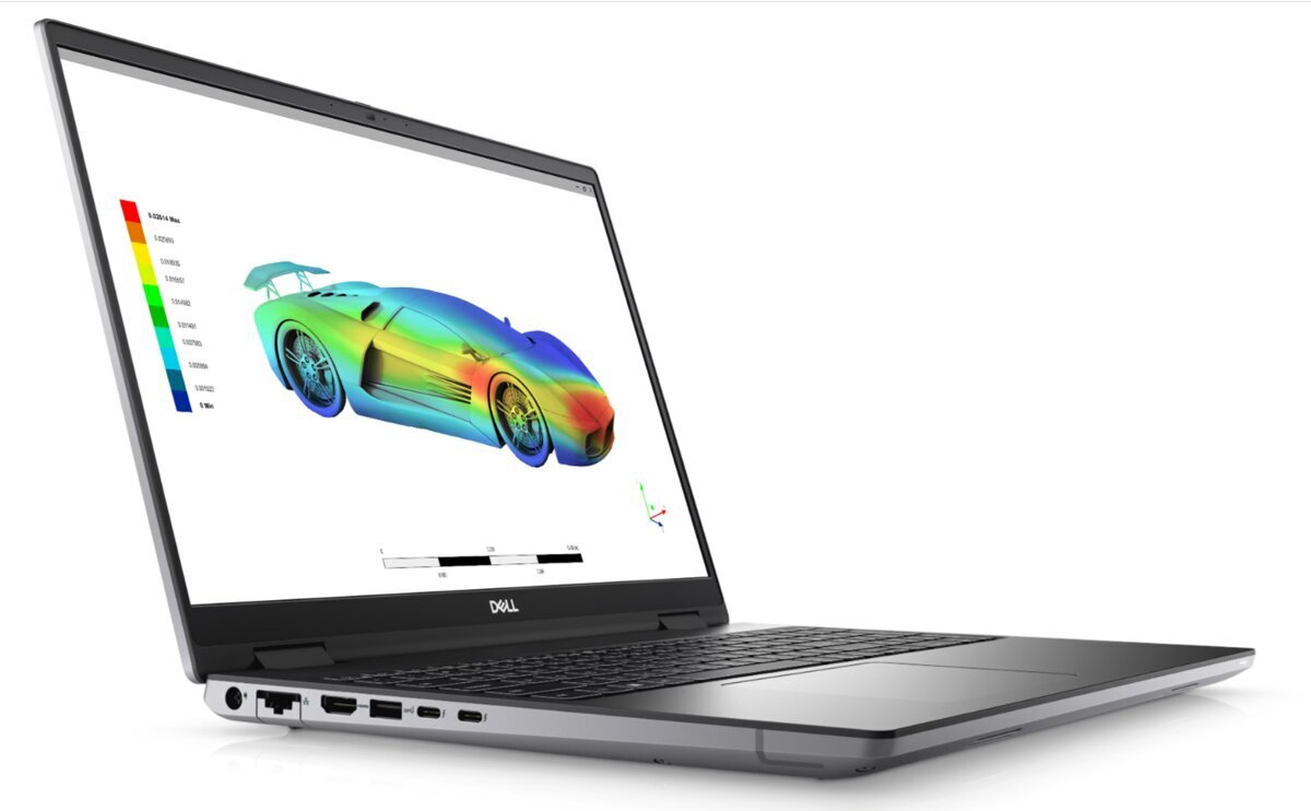 Dell Mobile Precision 7670 Grey, 16 ", 7-12850HX, 16 GB, SSD 512 GB, Windows 11 Pro цена и информация | Sülearvutid | hansapost.ee