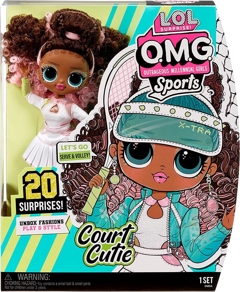 LOL Surprise! Omg Sports – Court Cutie hind ja info | Mänguasjad tüdrukutele | hansapost.ee