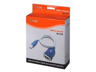 I-TEC USB to RS-232 (COM-DB9) kaabel-adapter hind ja info | USB adapterid ja jagajad | hansapost.ee