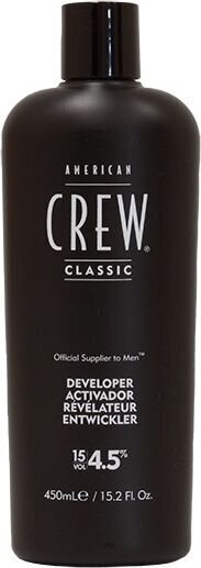 Oksüdant American Crew Precision Blend 4.5% Developer for Gray Blending, 450ml hind ja info | Juuksevärvid | hansapost.ee