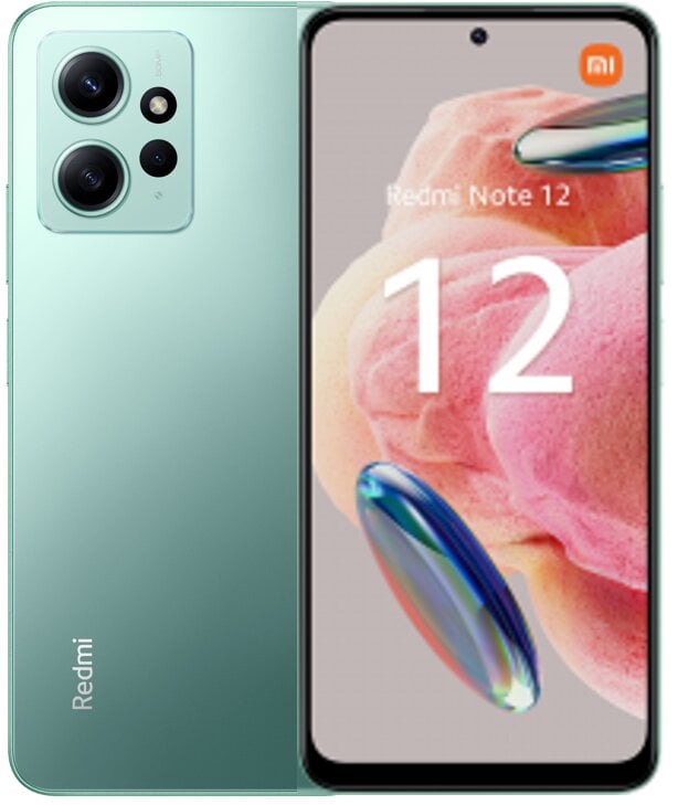 Xiaomi Redmi Note 12 4/128GB Mint Green цена и информация | Telefonid | hansapost.ee