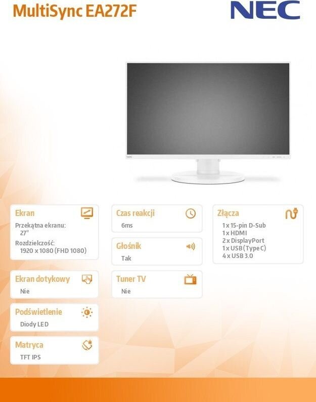 NEC 60005247 hind ja info | Monitorid | hansapost.ee