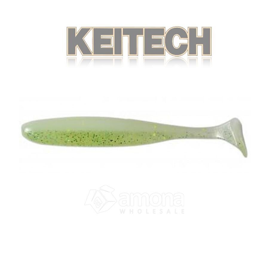 Kummilant Keitech Easy Shiner, valge, 12 tk цена и информация | Landid, voblerid | hansapost.ee
