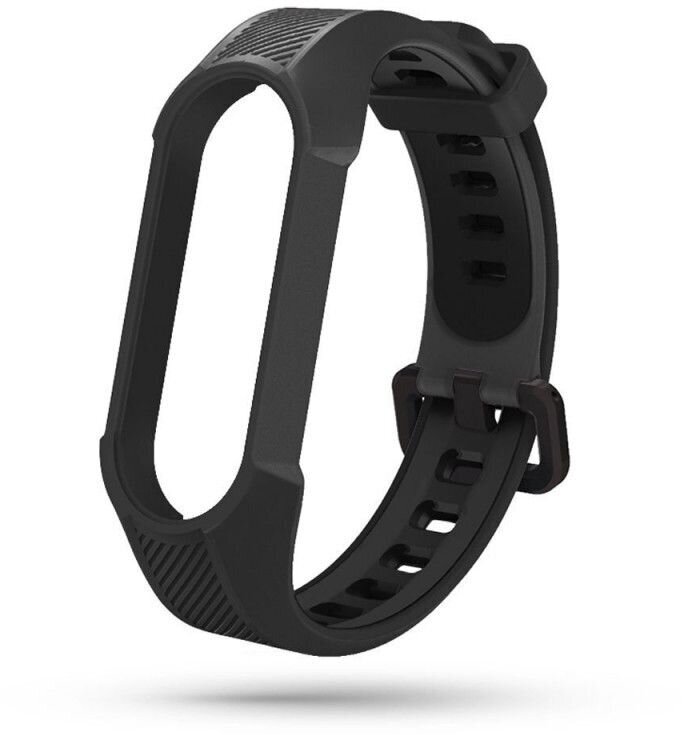 Tech-Protect kellarihm Armour Xiaomi Mi Band 5/6/7, must hind ja info | Nutikellade aksessuaarid ja tarvikud | hansapost.ee