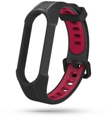 Tech-Protect watch strap Armour Xiaomi Mi Band 5/6/7, black/red цена и информация | Аксессуары для смарт-часов и браслетов | hansapost.ee