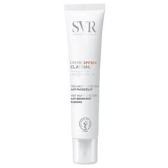 Näokreem SVR Clairial Spf50+, 40 ml hind ja info | Päikesekaitse ja päevitusjärgsed kreemid | hansapost.ee