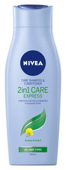 NIVEA šampoon 2in1 Express 400 ml hind ja info | Šampoonid | hansapost.ee